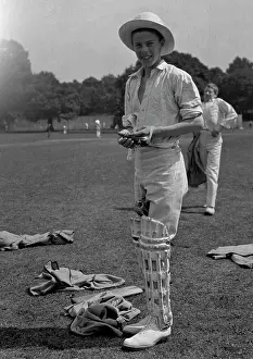 Shinpads: Two boys in their cricketing gear