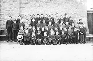 Powys: Boys at Crickhowell School, Crickhowell, Powys, Mid Wales