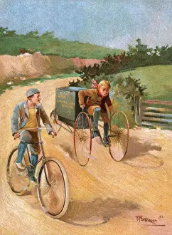 Conventional: BOYS ON CYCLES