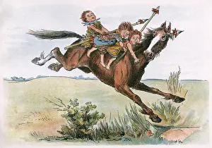 Bareback: Three boys escape on a mustang