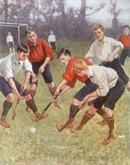 Shirley Evans: BOYS HOCKEY GAME