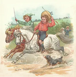 Galloping: Boys on Horseback