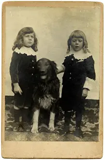 Fringe: Two boys with a large dog