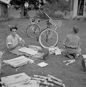 Paperboys: Boys - Newspapers - Delivery - Occupations