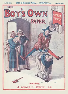 Leapfrogging: Boy's Own Paper, jester and monks