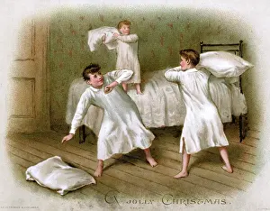 Misbehaviour: BOYS PILLOW FIGHT C1885