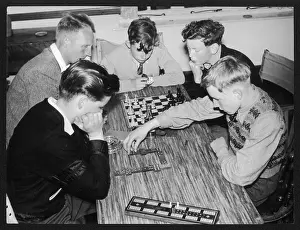 Dominoes: BOYS PLAY DOMINOES