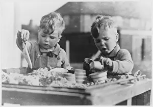 The Childrens Society: BOYS PLAY WITH SAND