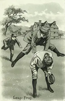 Leapfrog: Boys Playing Leapfrog
