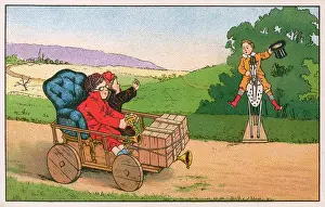 Doffing: Three boys playing at Motoring