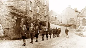 Swaledale: Boys playing in Muker in 1944