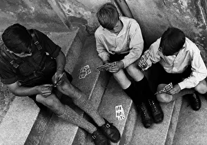 Altenburg: Boys playing skat, 1934