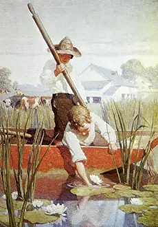 Punt: Two Boys in a Punt