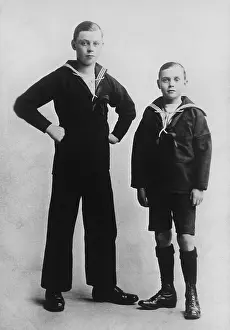 The Childrens Society: Two boys in sailor suits