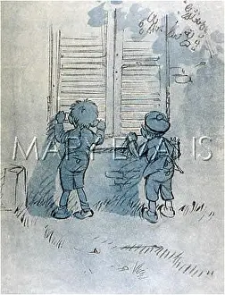 Misbehaviour: BOYS SPY THRU SHUTTERS
