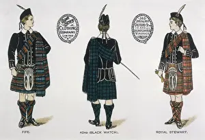 Tartans: BOYS IN TARTAN C1895