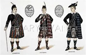Tartans: BOYS IN TARTAN C1895