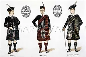 Macduff: BOYS IN TARTAN C1895