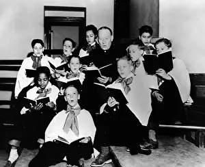 Choirboys: Boys Town Choir rehearsing for their Easter ?