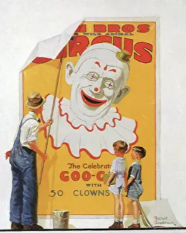 Sambrook: Boys View Circus Poster