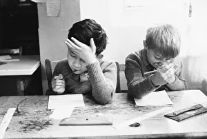 Inkwell: Two boys at Wetherby School
