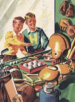 Excited: Boys Window Shop