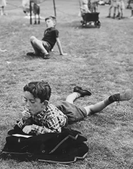 Wythenshawe: Boys in Wythenshawe Park, Manchester