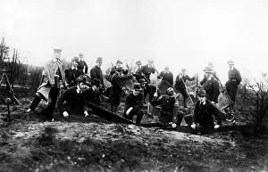 Agers: Boyscouts at an exercise during the First World War