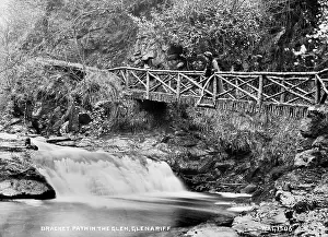 Underneath: Bracket Path in the Glen, Glenariff