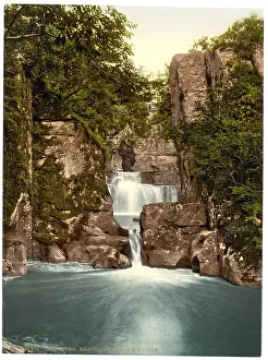 Callander: Bracklinn Falls and bridge, Callander, Scotland