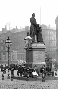 Oastler: Bradford, Statue, Forster Square 1897
