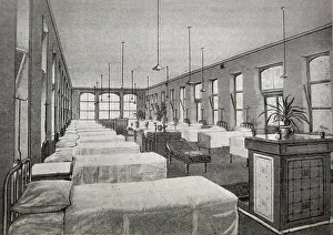 Infirmary: Bradford workhouse infirmary ward interior