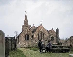 Ofcolourisedpic: BRADING CHURCH