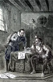 Kepler: Brahe and Kepler Discussing Astronomy