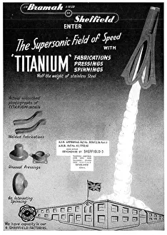 Titanium: Bramah Titanium Fabrications, Pressings & Spinnings. 1955