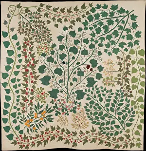 Representational: BRANCHES AND VINES QUILT, by Ernestine Eberhardt