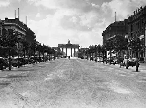 Brandenburger: The Brandenburg Gate in Berlin, Germany, 1939
