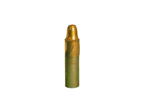 Receptacles: Brass go to bed matches holder