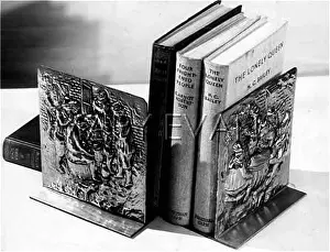 Bookends: BRASS BOOKENDS