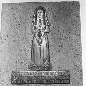 Claydon: Brass plaque