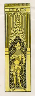 Rubbing: Brass Rubbing - Sir Hugh Hastings, Elsyng Church, Norfolk