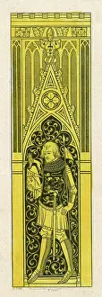 Rubbing: Brass Rubbing - Sir Hugh Hastings, Elsyng Church, Norfolk