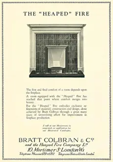 Brat: Brat Colbran & Co Heaped Fire Advertisement