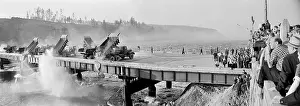 Bratsk: Bratsk Hydroelectric Power Station under construction, 1959