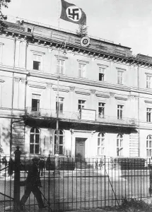 Strasse: The Braune Haus in Munich, circa 1920s