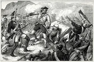Bravery: Bravery of Private Samuel Johnson, Belle Ile, 1761