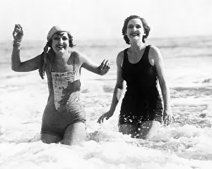 Braving: Braving the chilly ocean