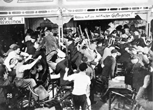 Brawl: Brawl between SA and communists in the twenties