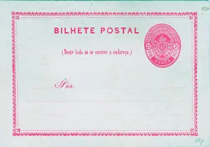 Reis: Brazil Bilhete Postal