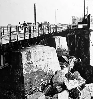 Breach: A breach in the Zeebrugge Mole during the First World War